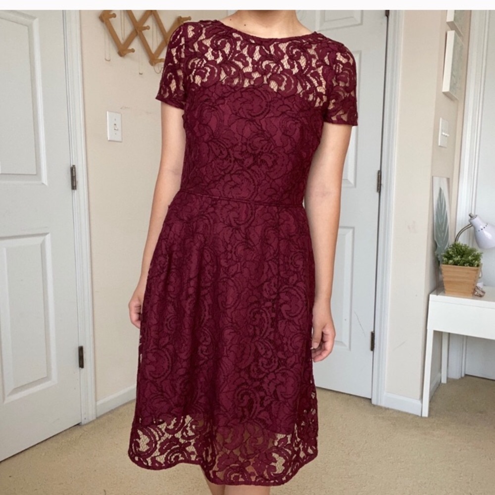 J.Crew Alisa dress in Leavers Lace